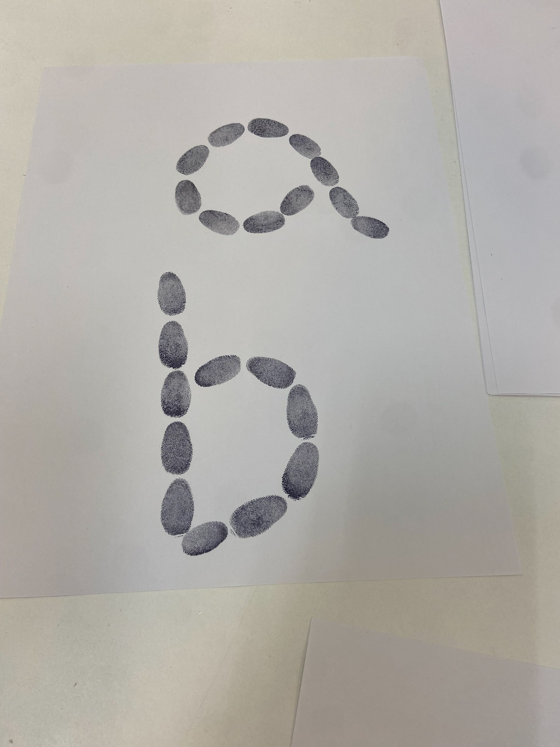 First fingerprint idea