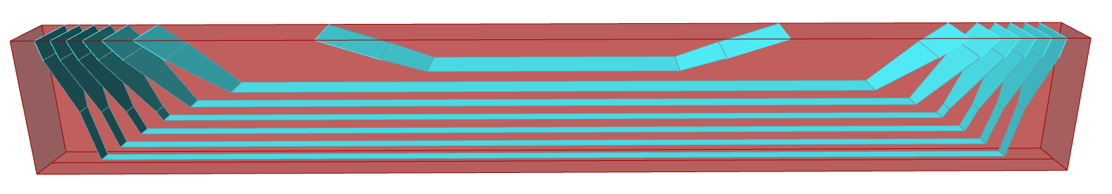 7 fins contained in the shell