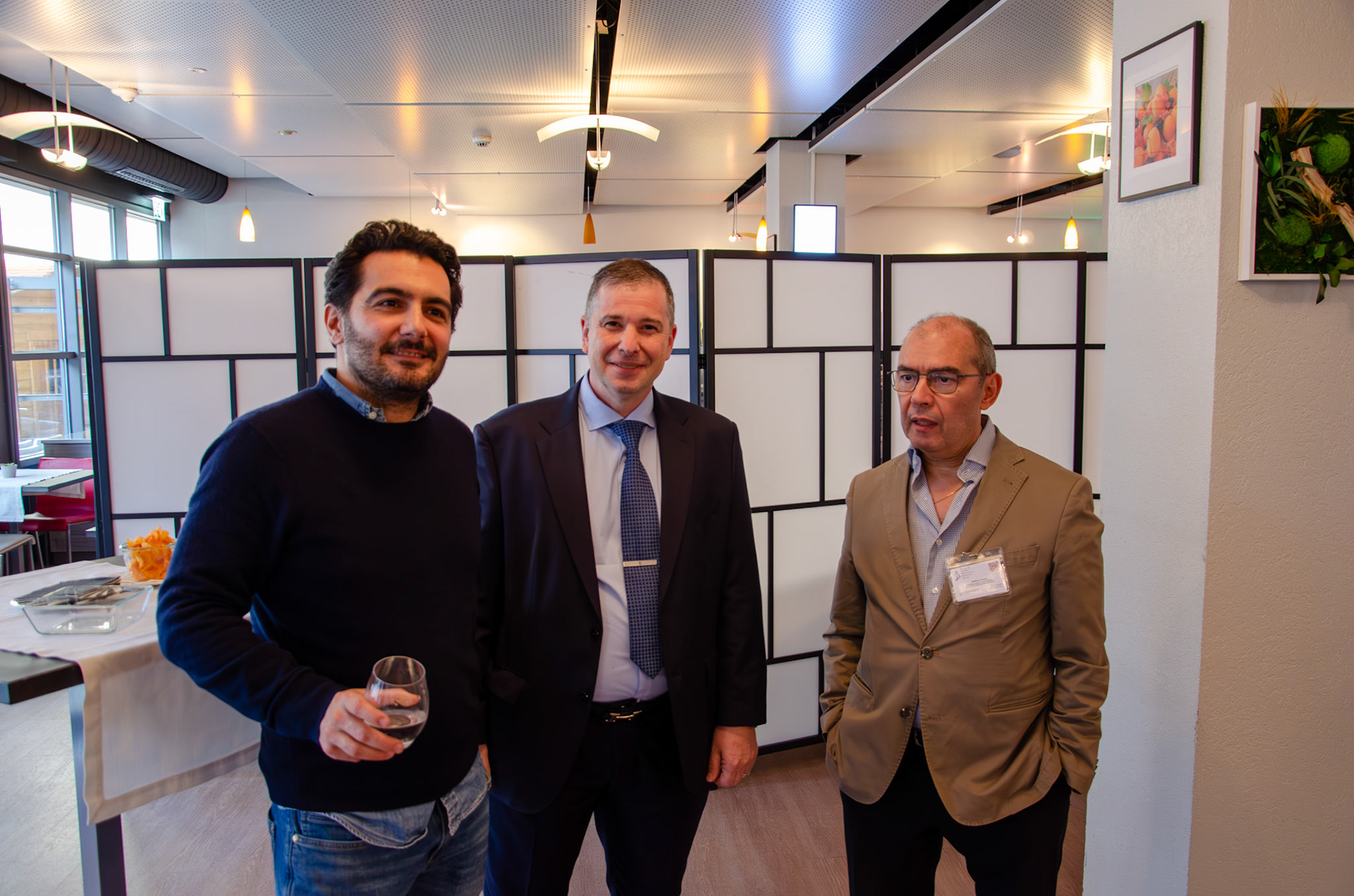 Nicolas Perrenoud, Stéphane Jan et Stefano Fanari