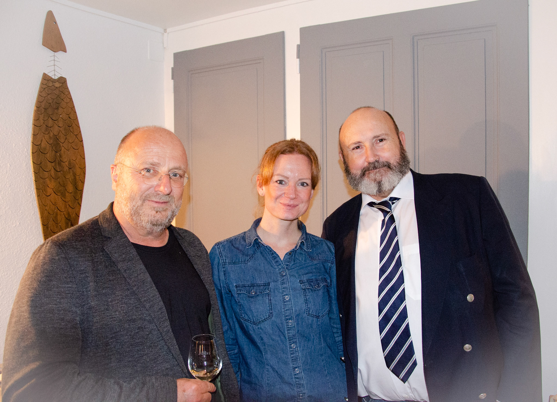 Denis Beausoleil, Estelle Guarino et Laurent Terlinchamp.