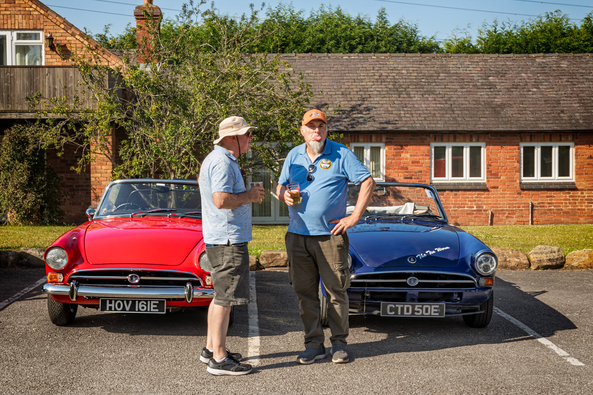 Chris being friendly