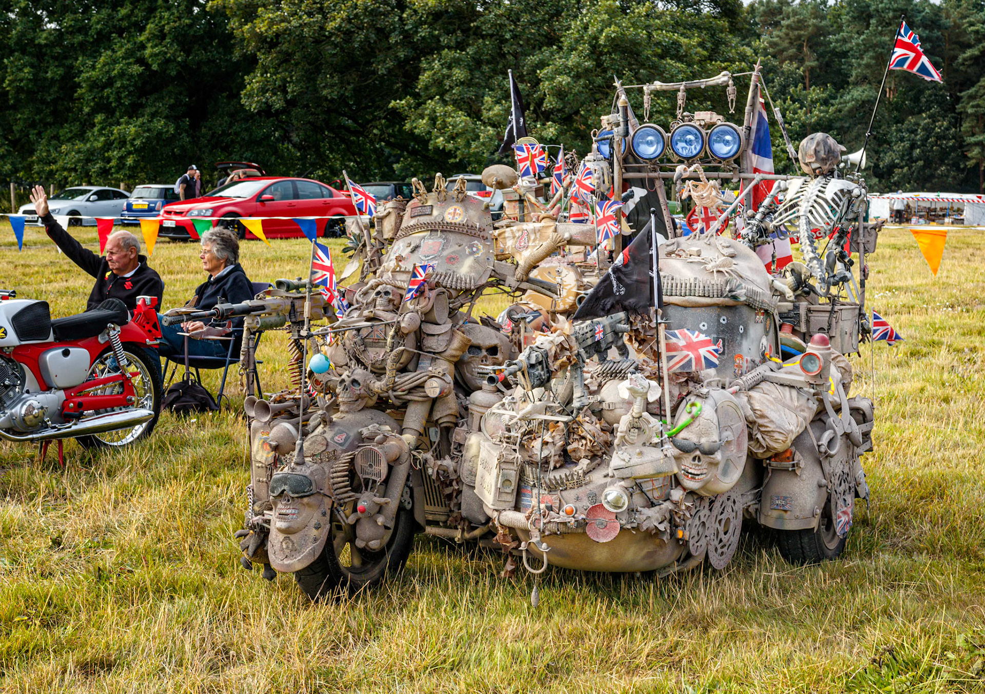 Look carefully, it's a motorcycle sidecar