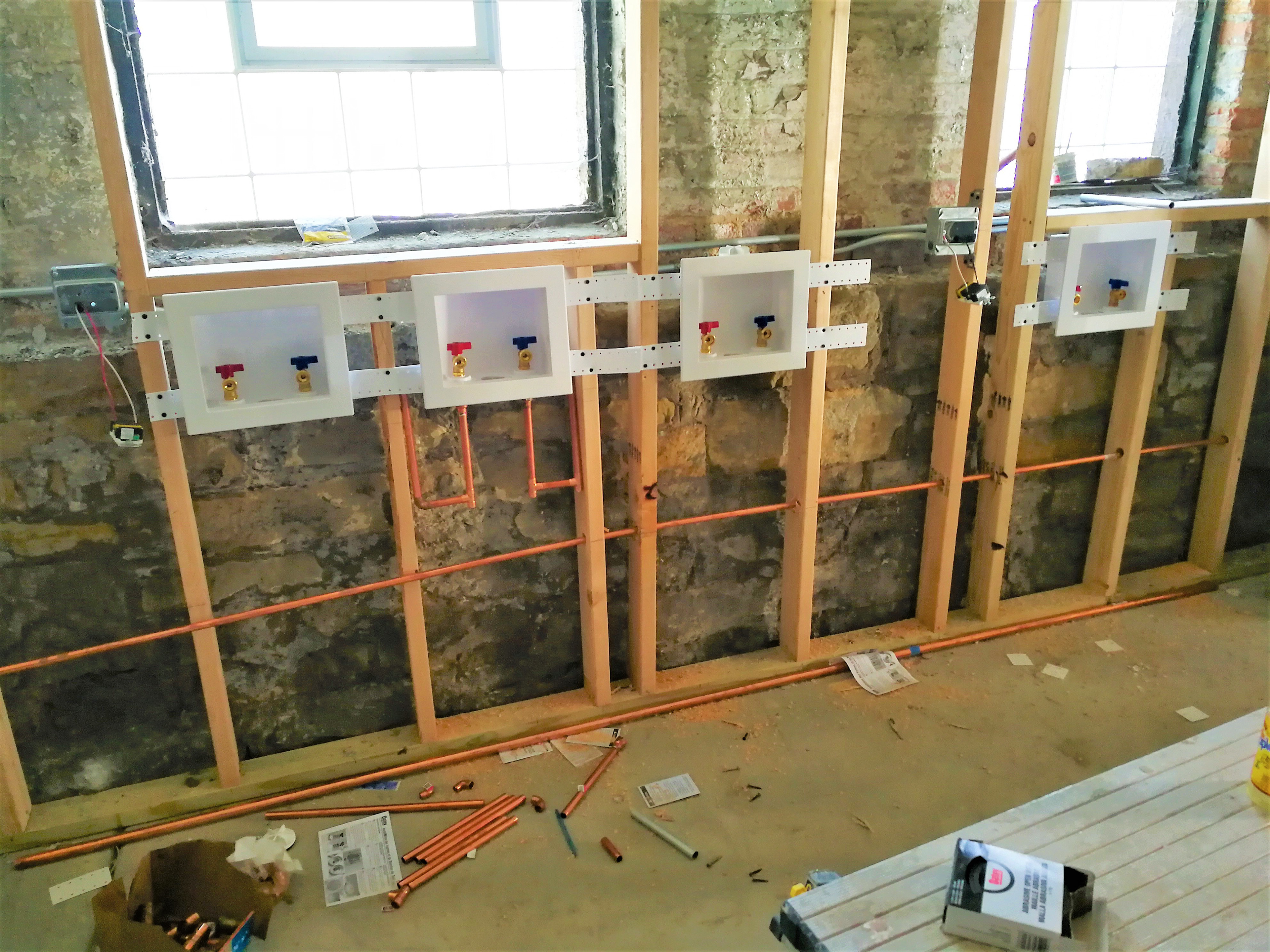 Water Line and Supply Boxes