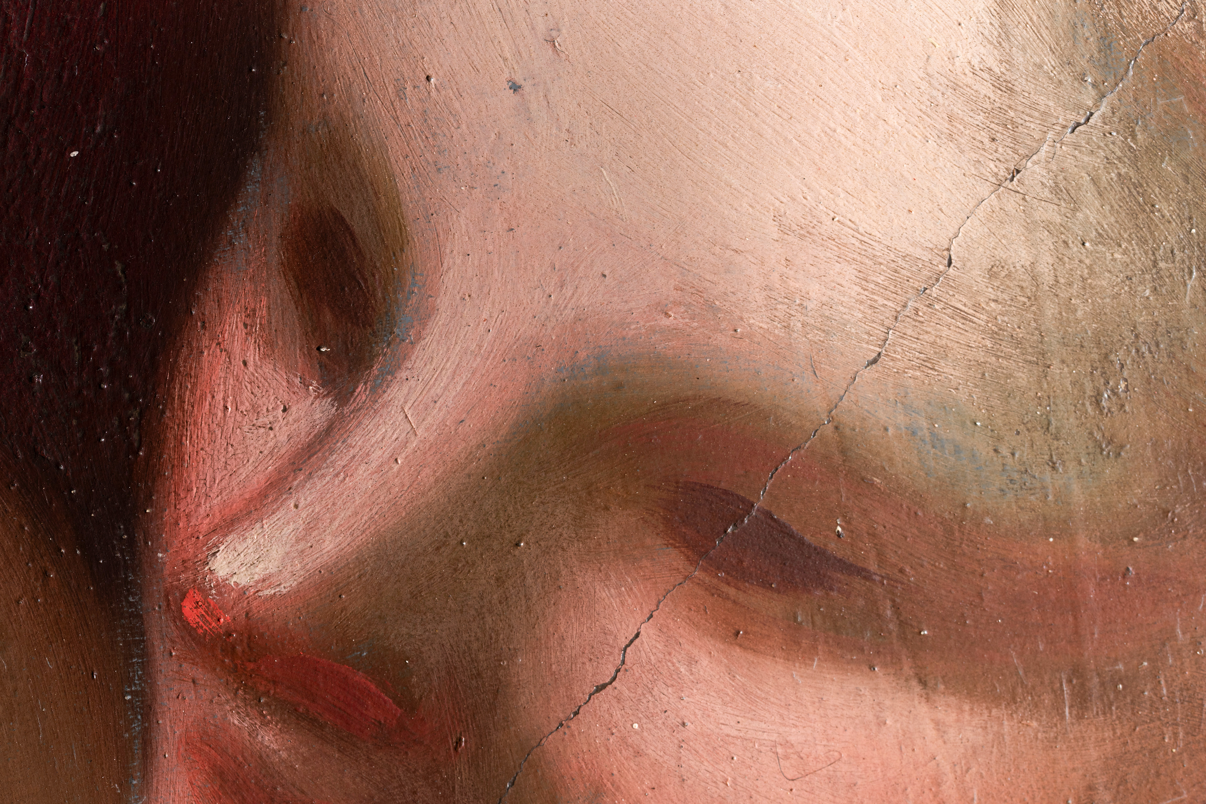 Detail of the wall paintings