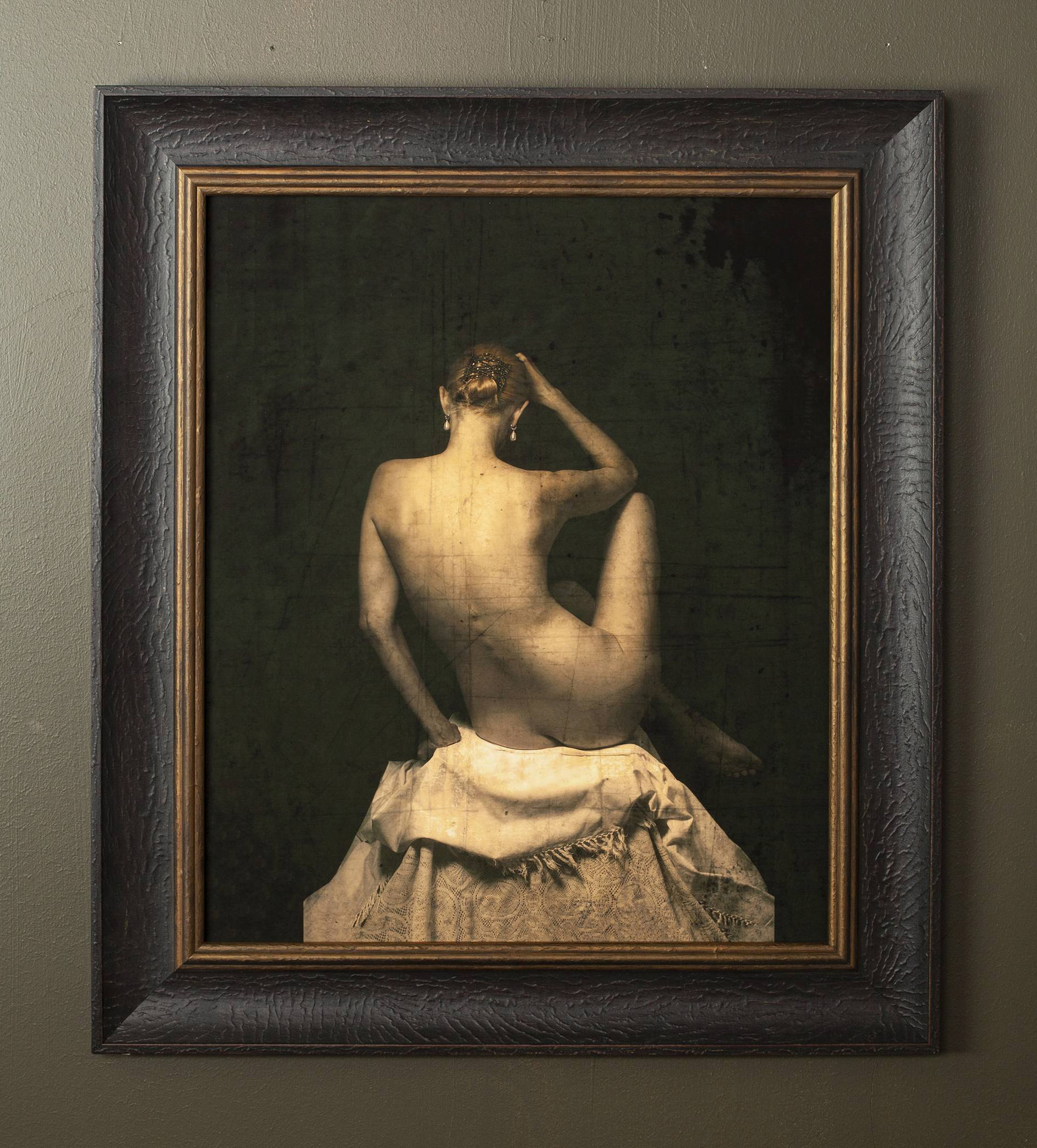 "Girl with the Earrings", 2019, Digital Print on Paper, 39x47.5 cm