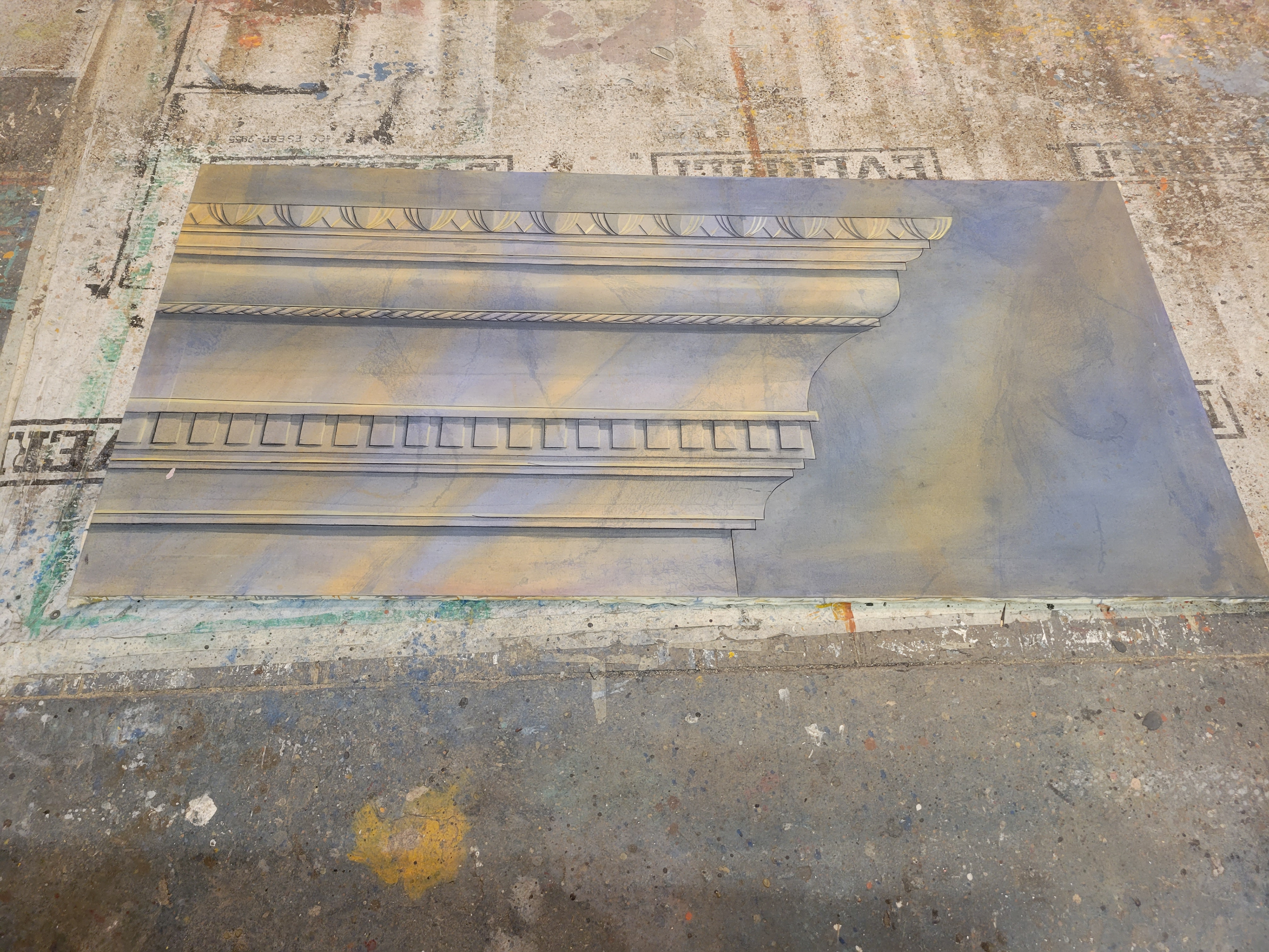 Faux Marble Cornice Project - Novermber 2021