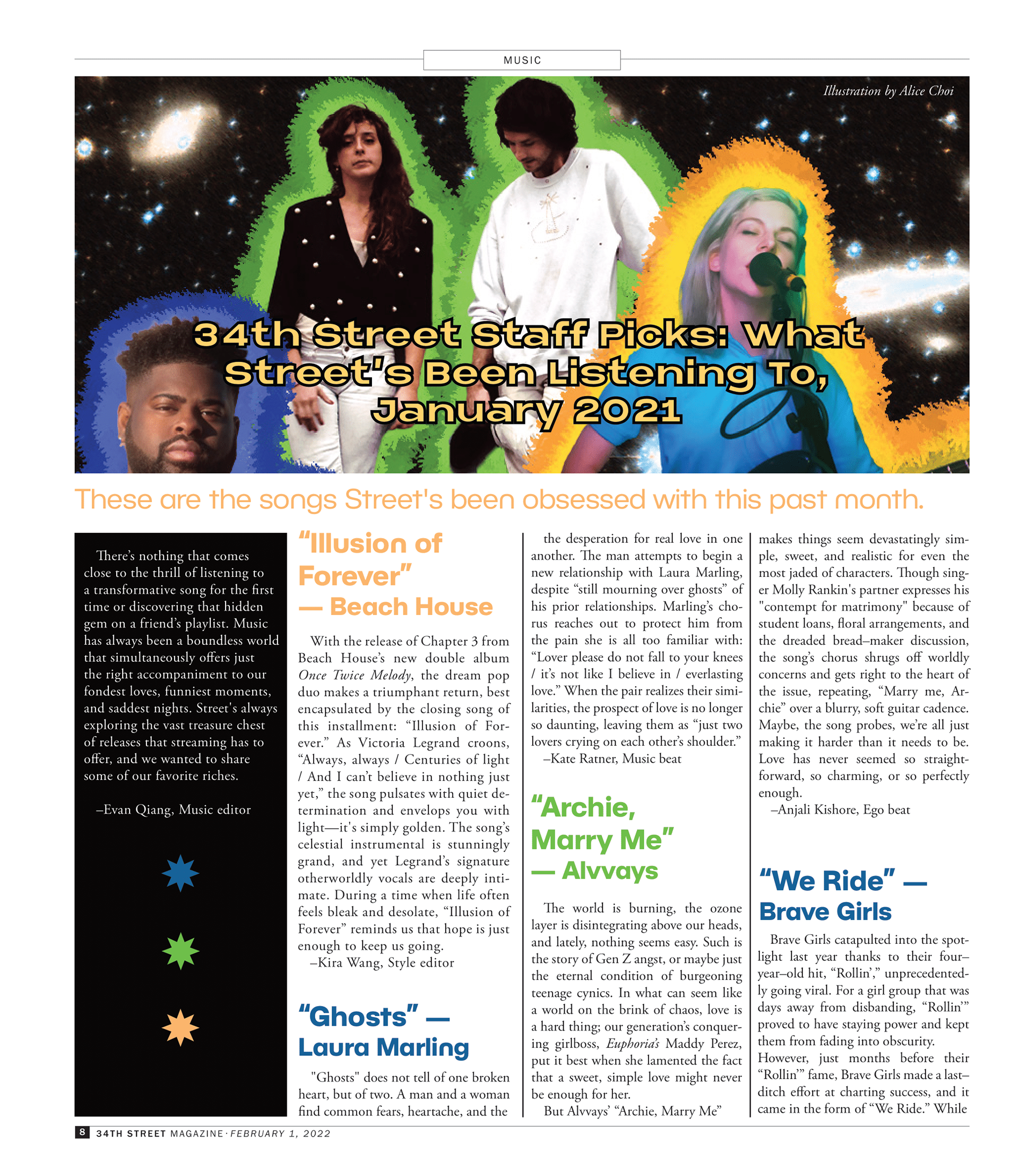34th Street Magazine Music Spread pg1