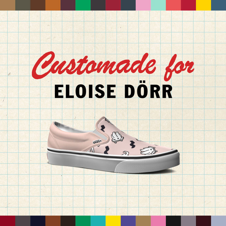Pattern design for Vans Customs campaign.