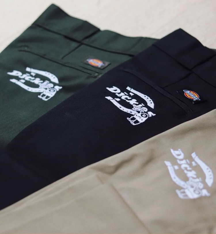 Limited edition logo re-design for Dickies 100k campaign.