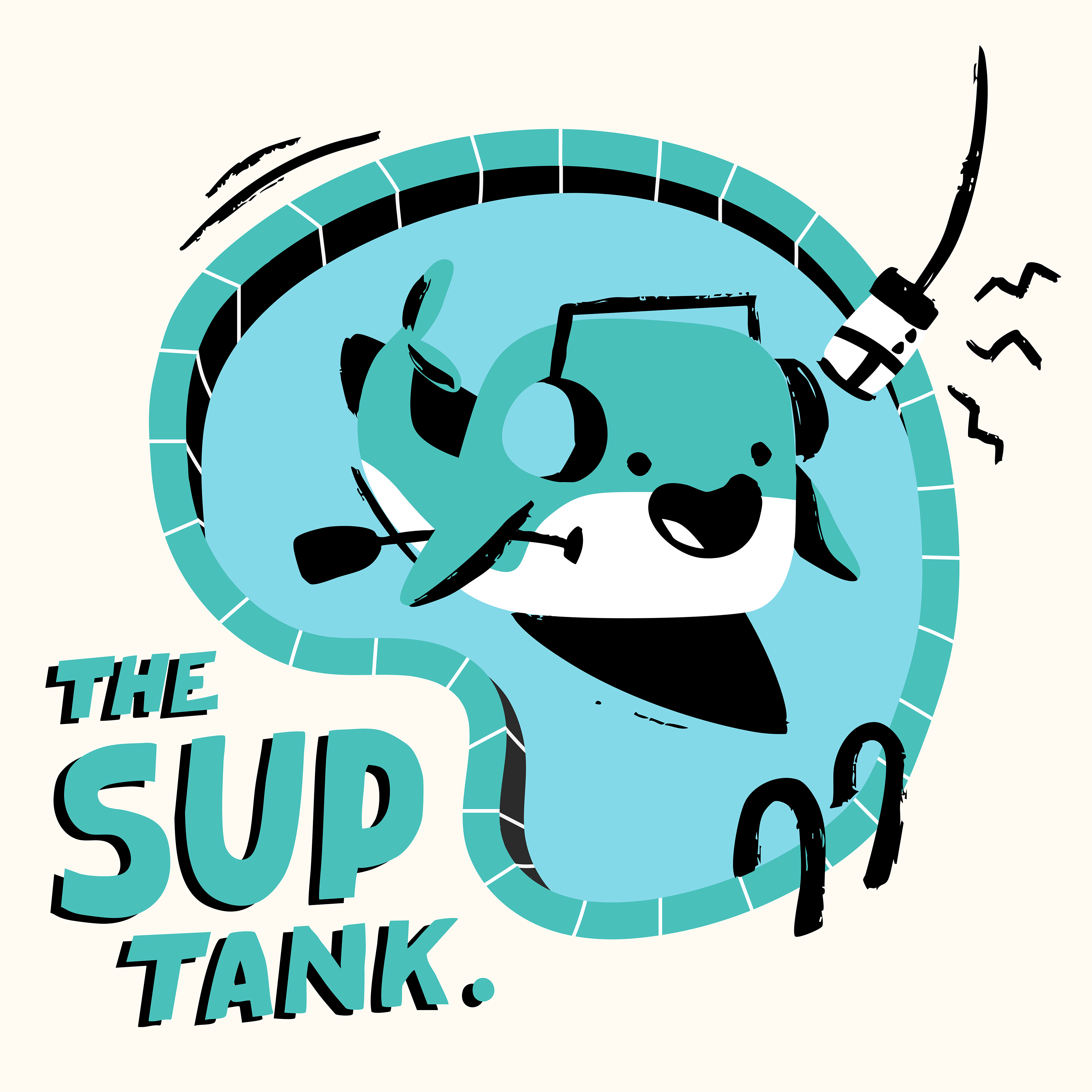 Logo design for The SUP Tank.