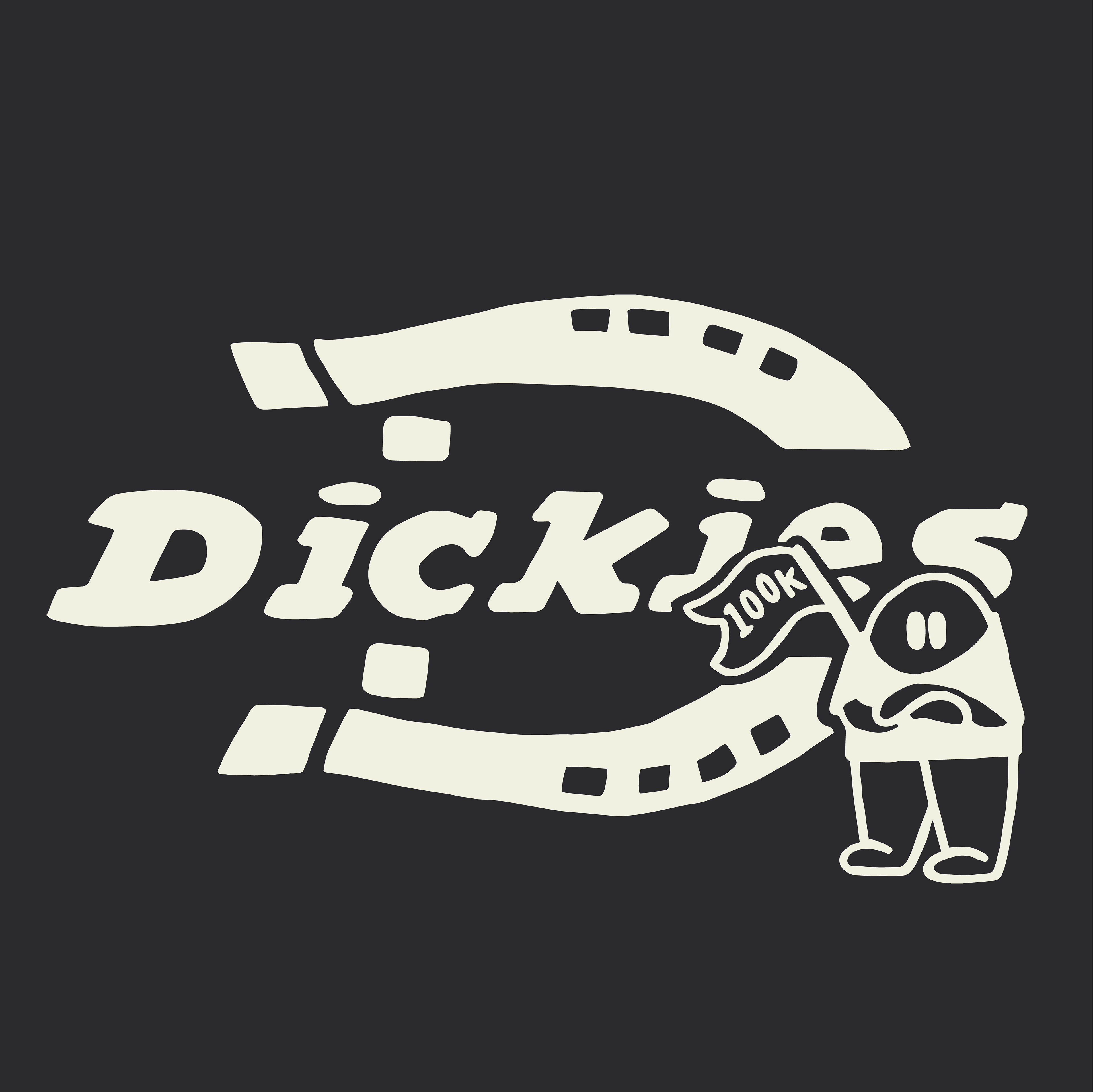 Limited edition logo re-design for Dickies 100k campaign.