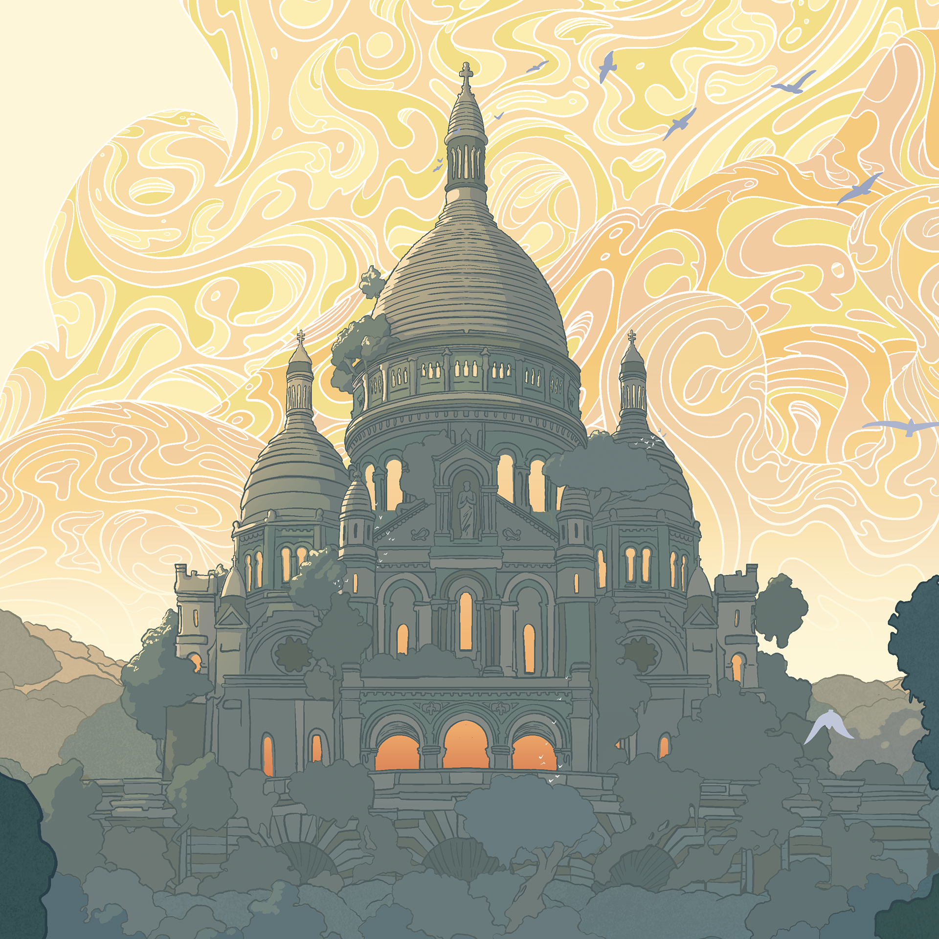 Sacré-cœur - zoom
