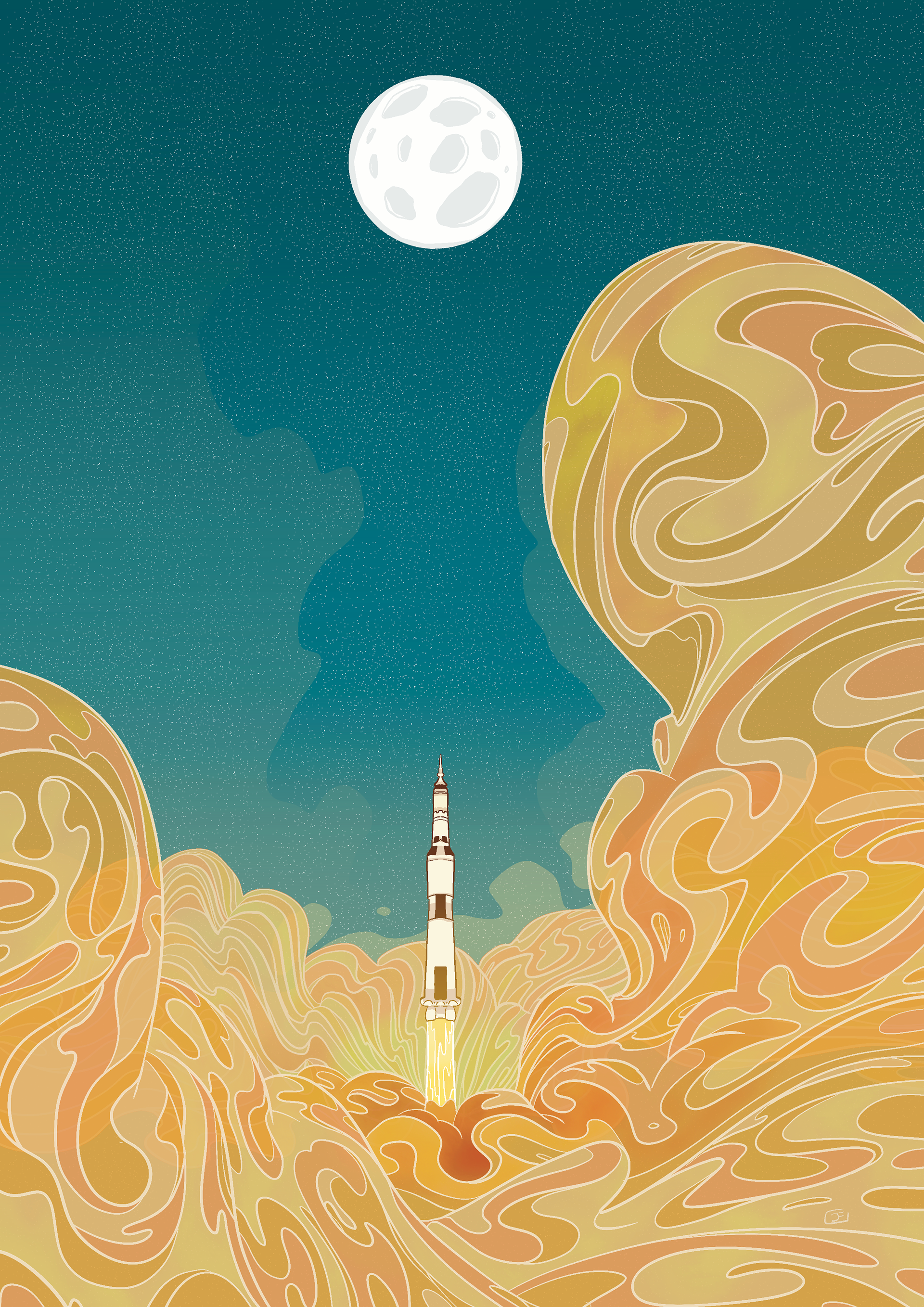 Lancement Apollo 11