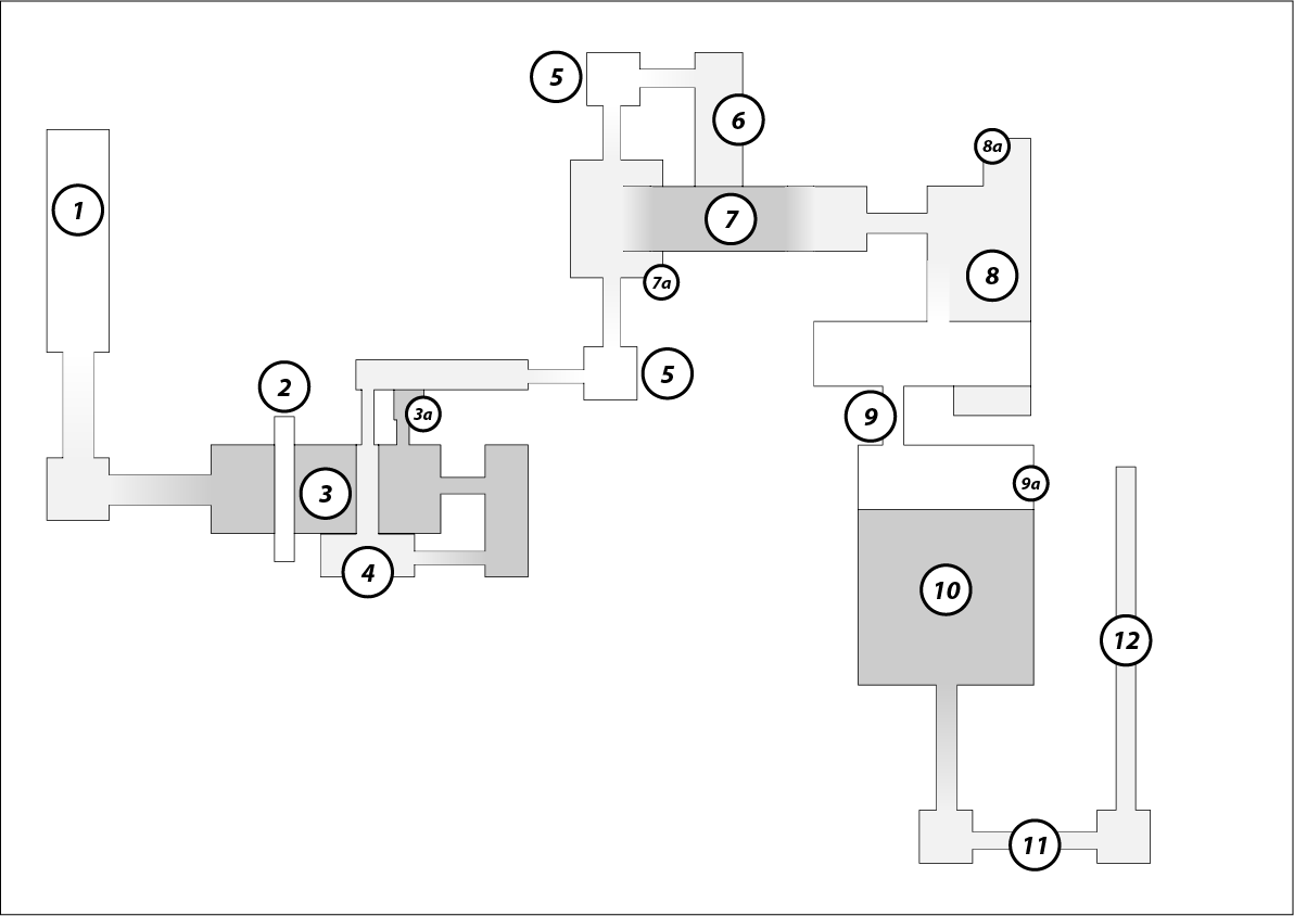 Initial level layout.
