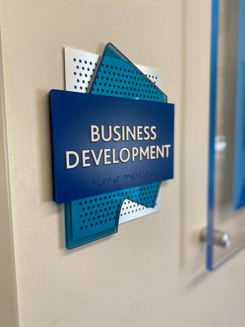 Business Development ADA Sign