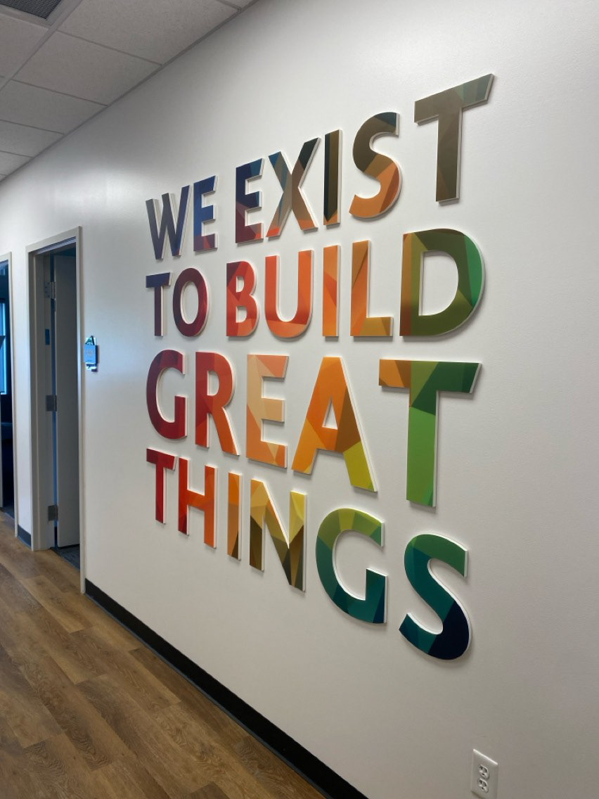Custom PVC Quote Wall