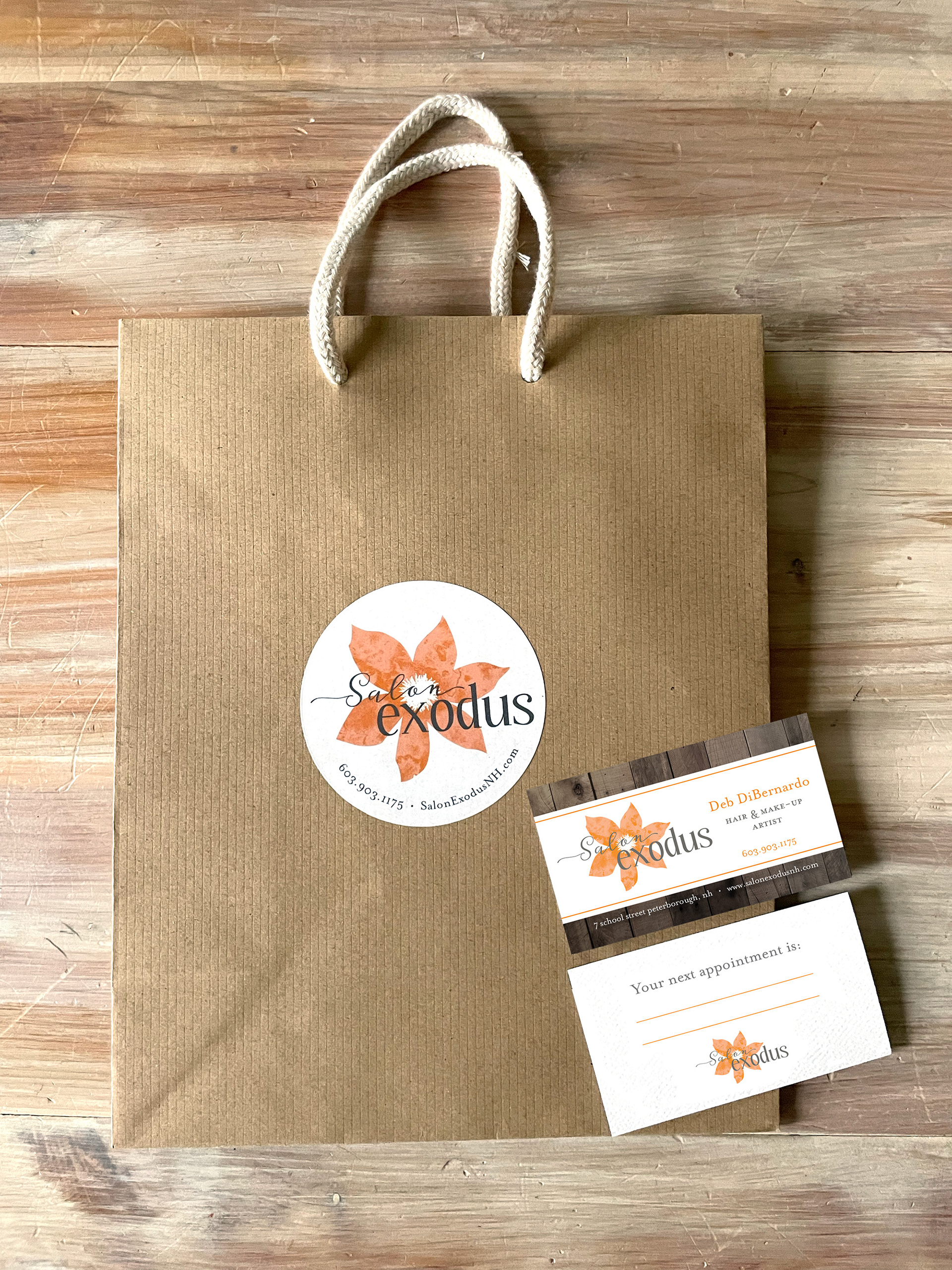 Printed corporate identity materials