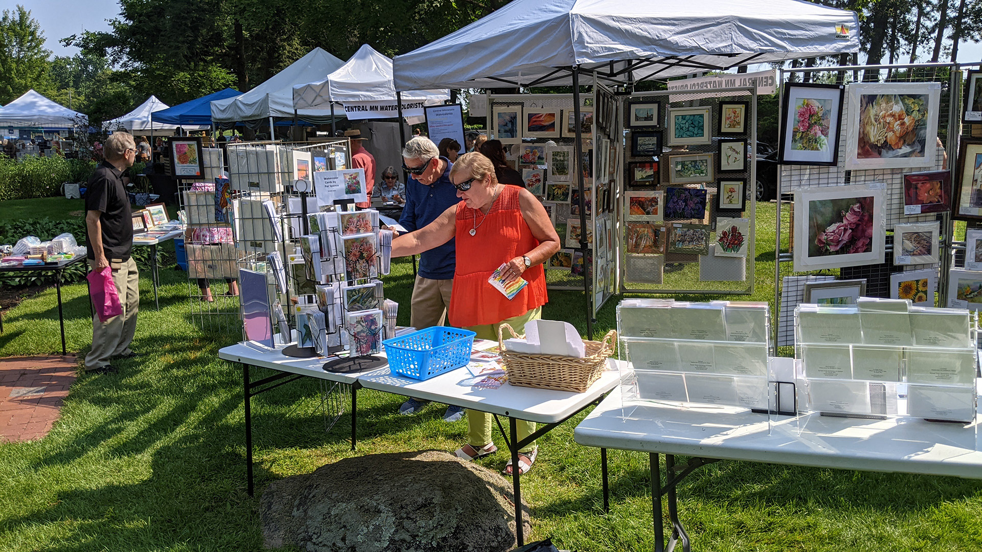 CMW Booth , Art Fair at Munsinger and Clemens Gardens 2021