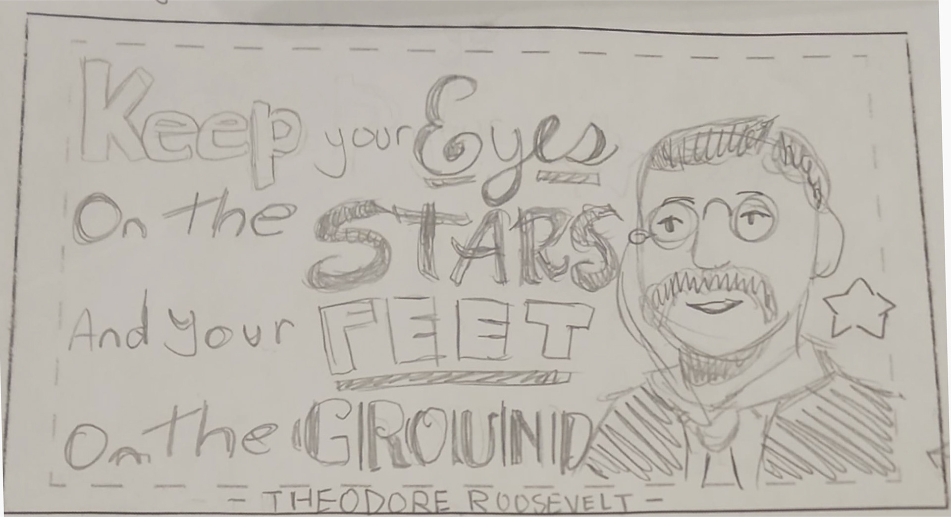 sketch thumbnail quote theodore roosevelt