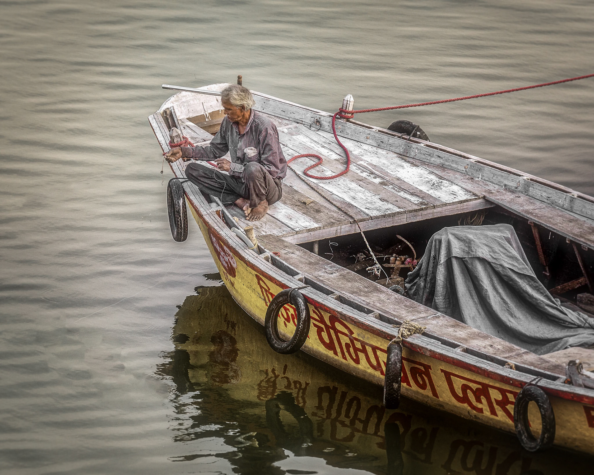 Lone fisherman