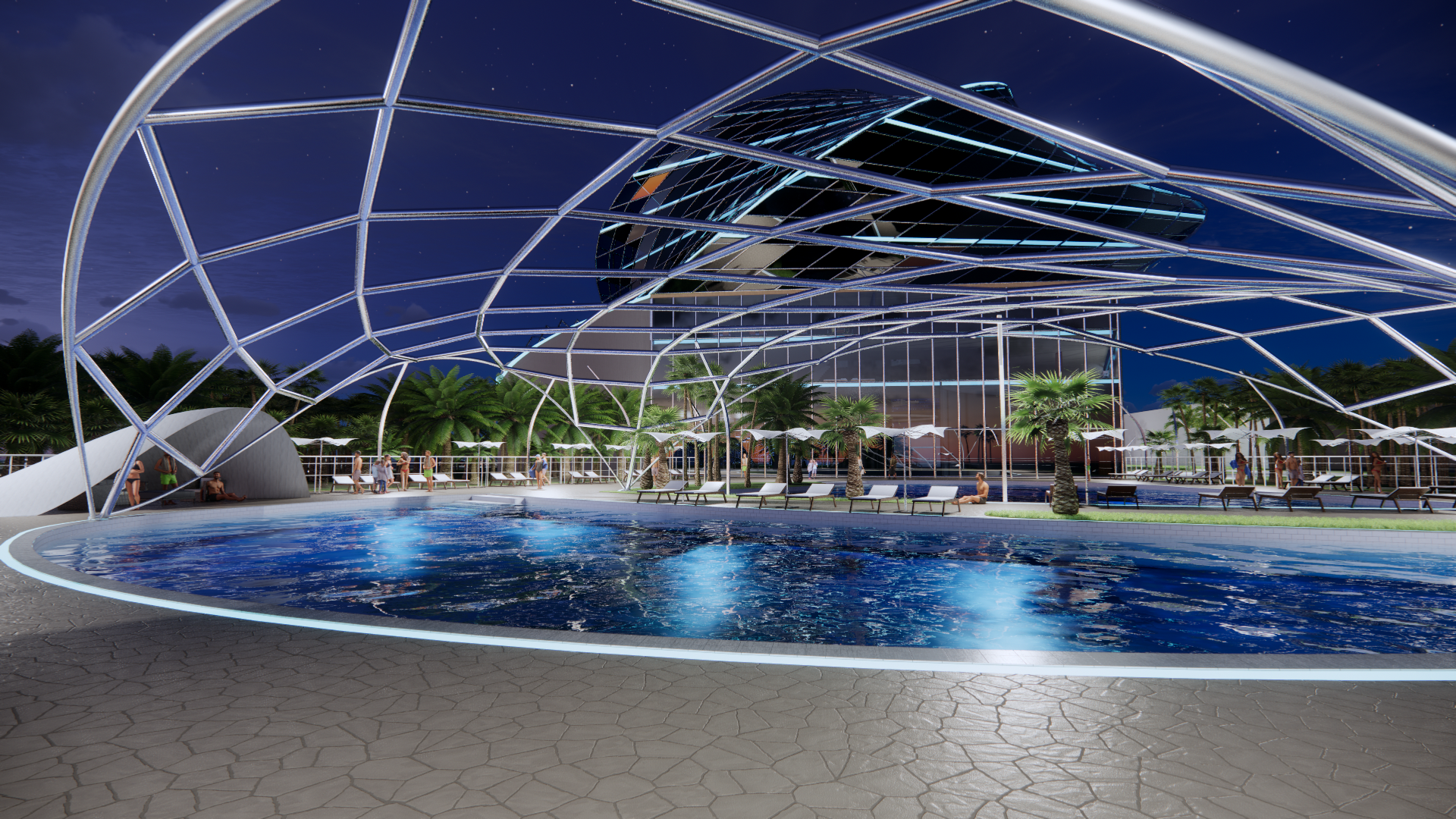 Outdoor pool