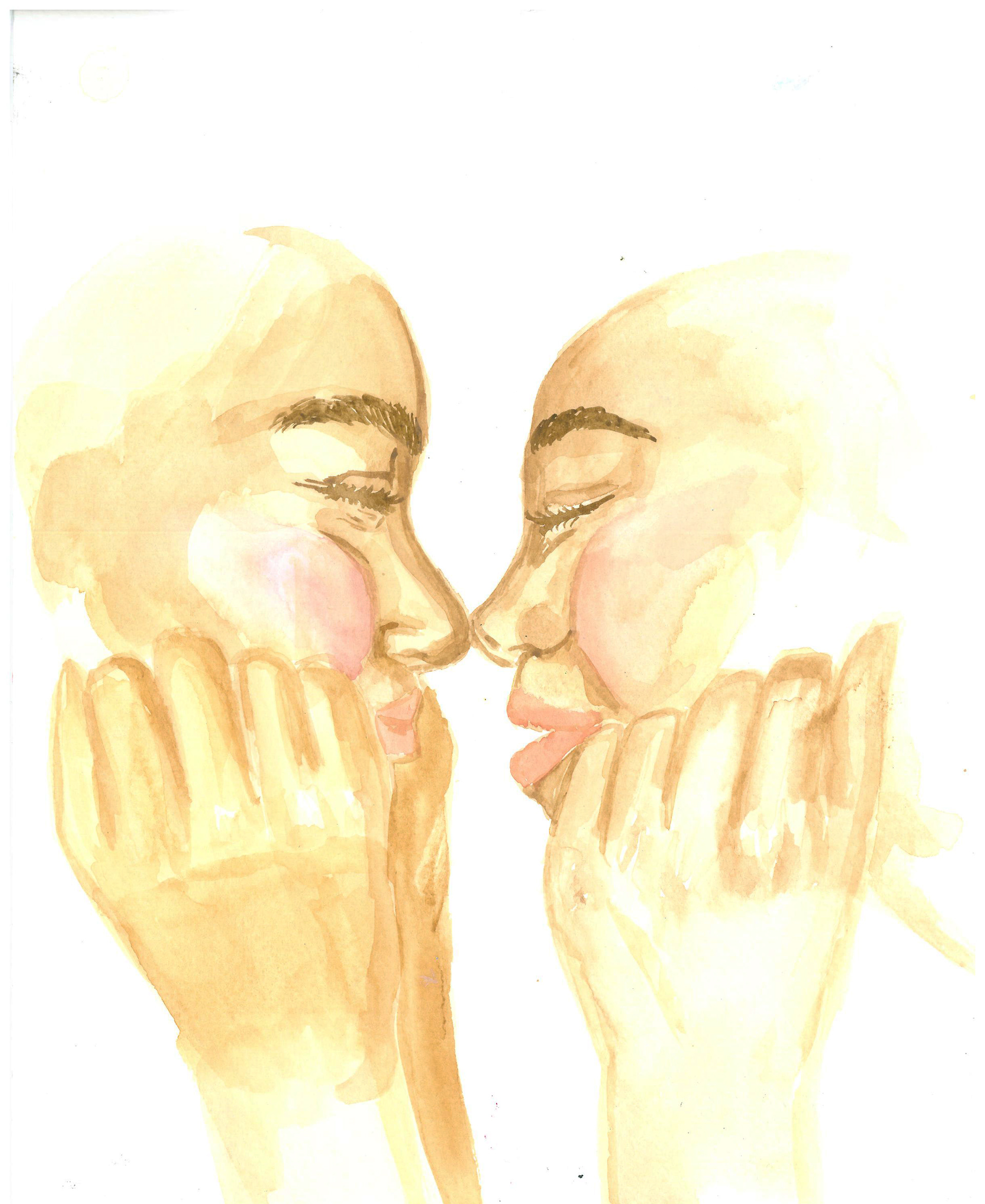 Love, watercolour on coldpress, 10" x 8", 2021