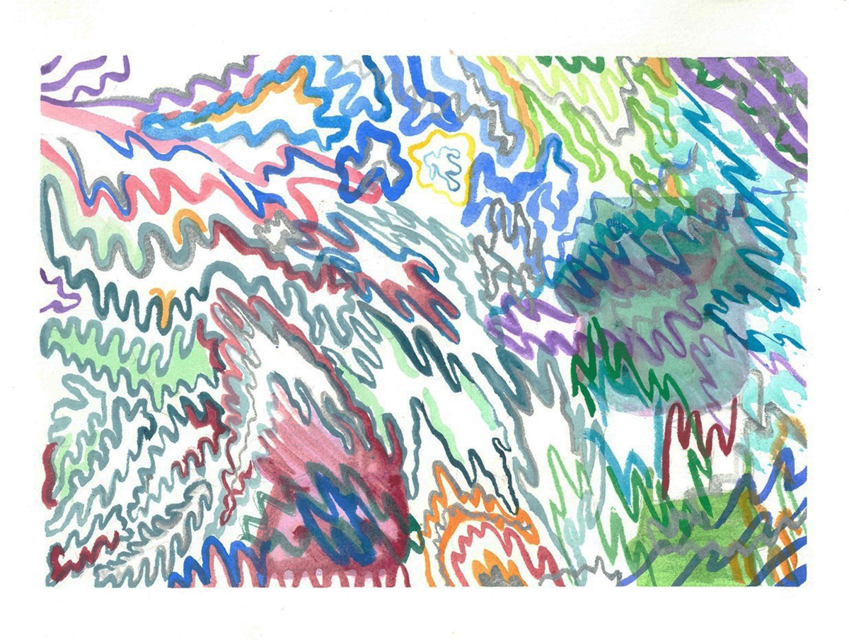 Freestyle, watercolour on cold press, 12" x 9", 2023