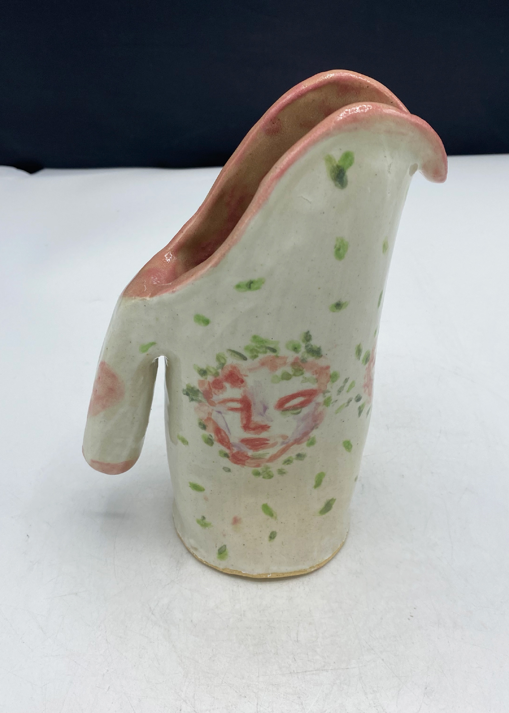 Spring Soon Vessel, electric kiln fired, 2023