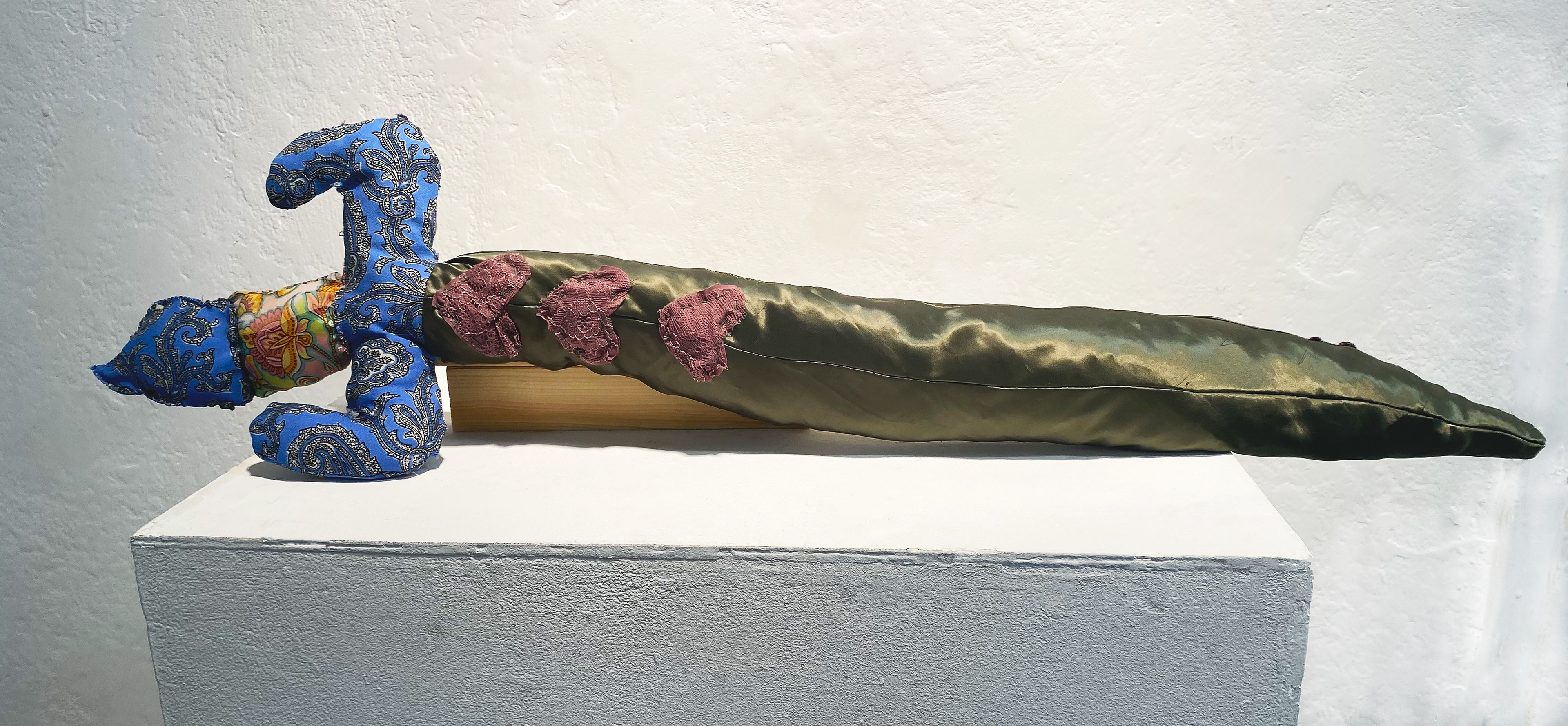 Soft Sword, 2022, various fabrics