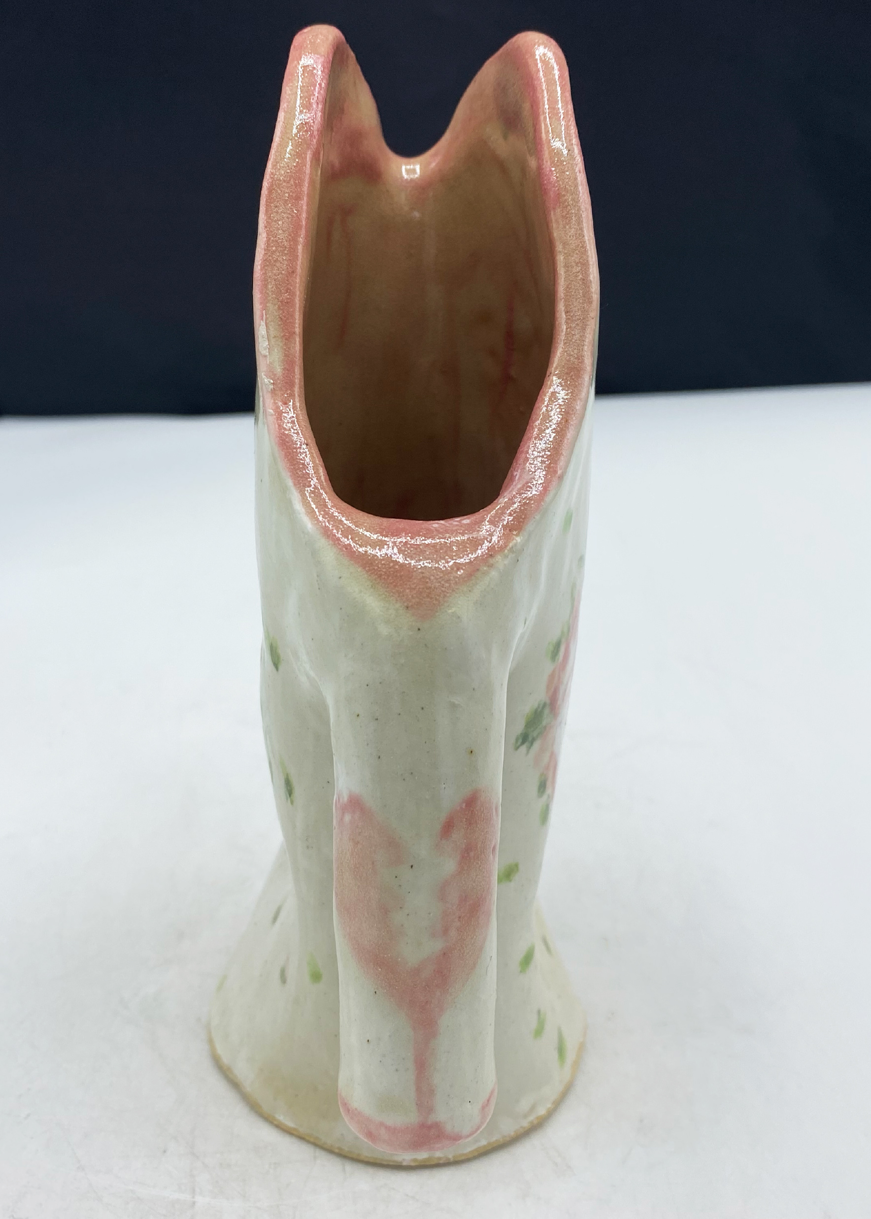 Spring Soon Vessel, electric kiln fired, 2023