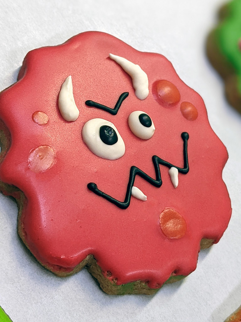 Halloween Iced Cookie Devil Design by Novastarr Nelson