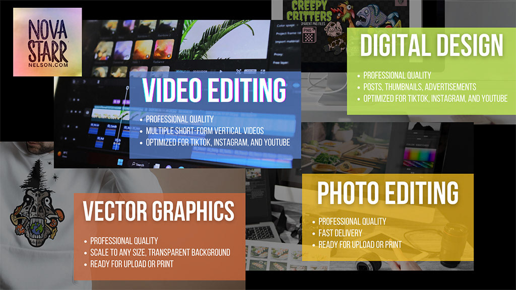 Novastarr Nelson Art Fiverr Services Advertisement Design for Social Media