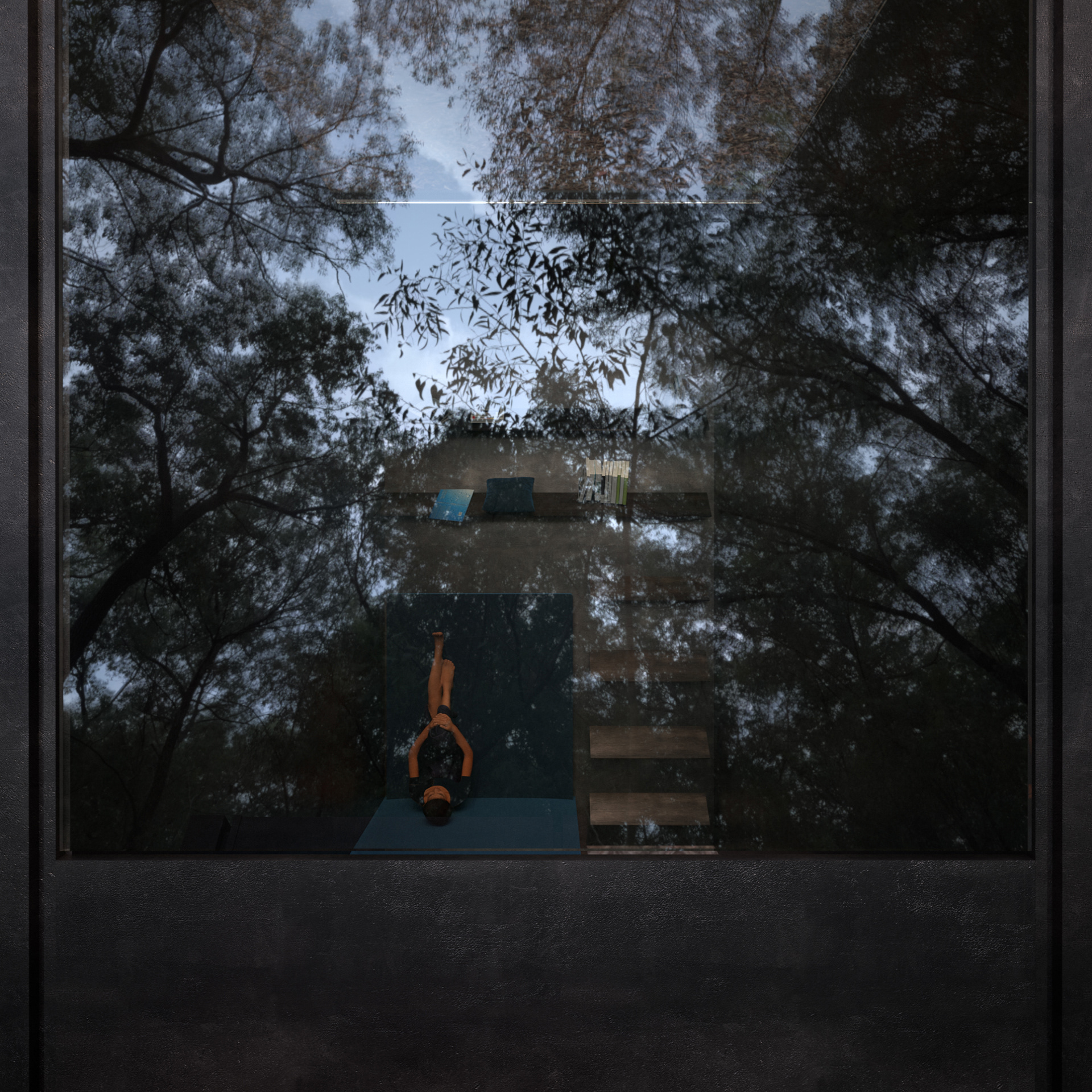 dice game - reading cabin - top view