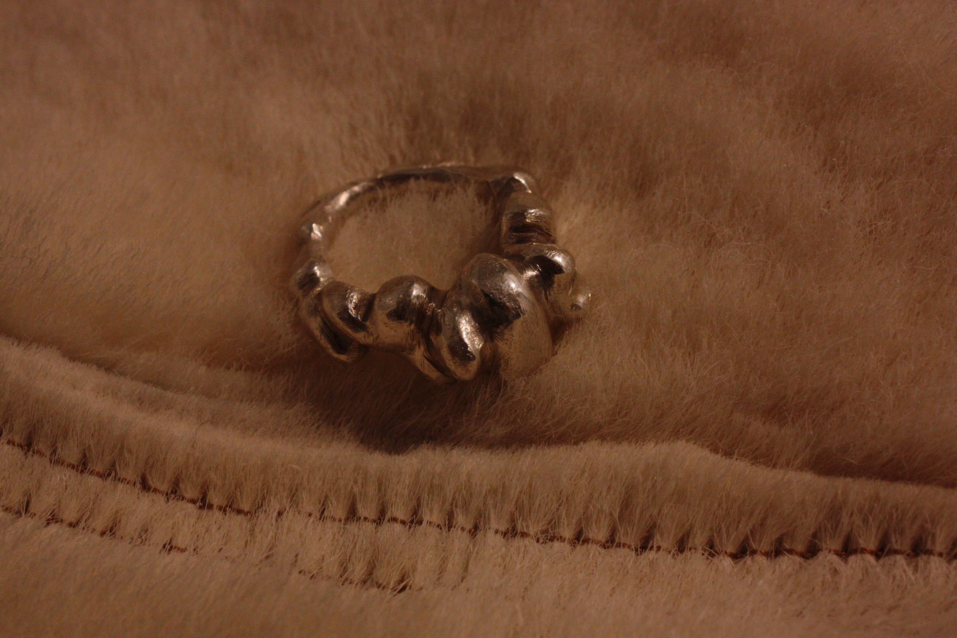 Rock Ring, Sterling Silver