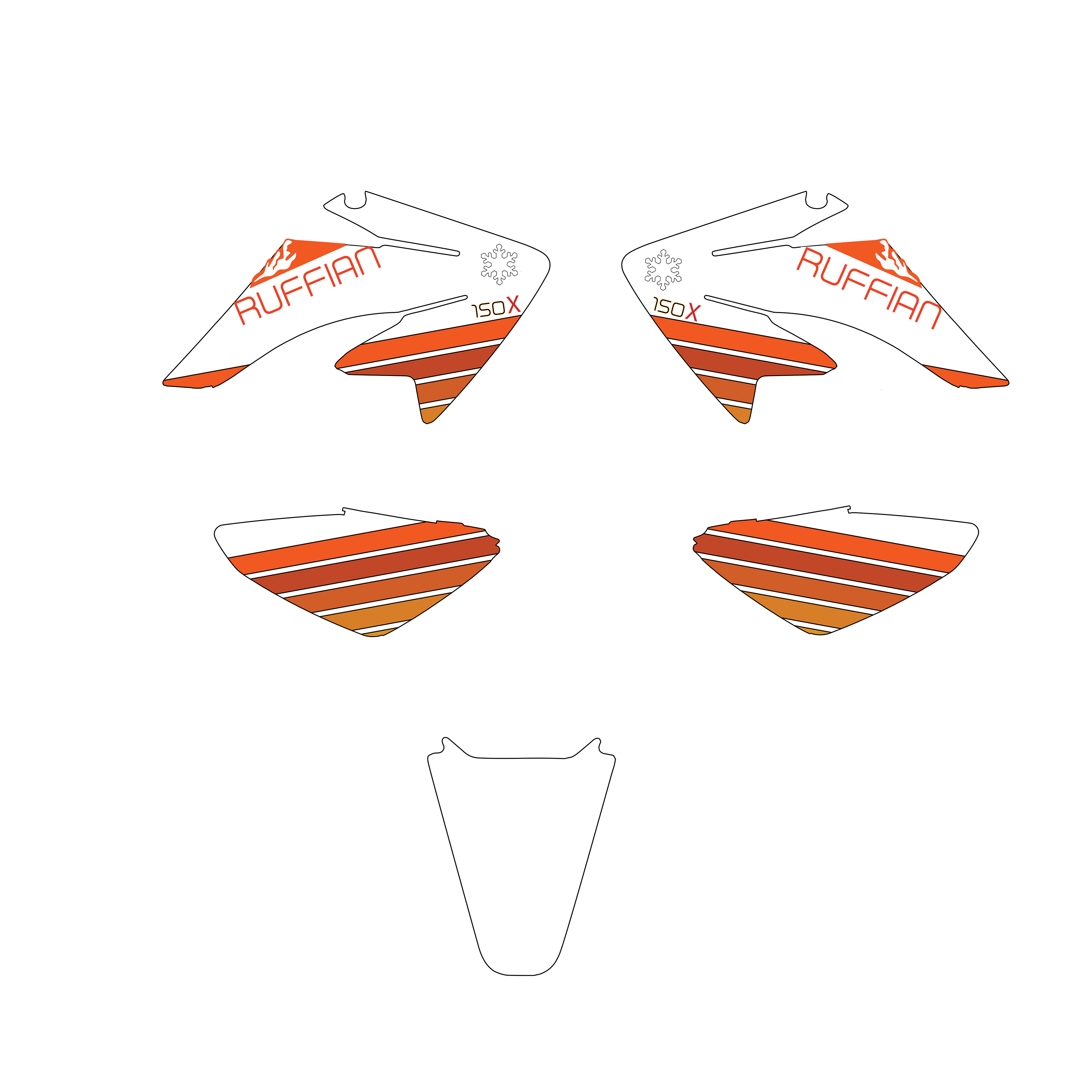 Snowbike Template Design