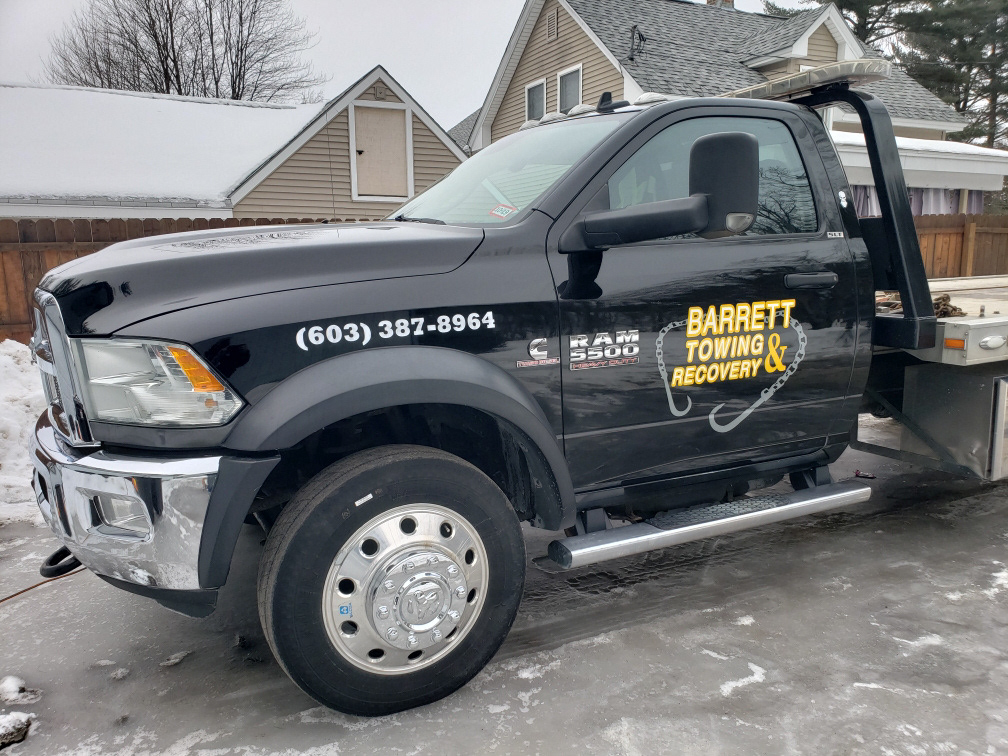My Logo on a Clients Tow Truck