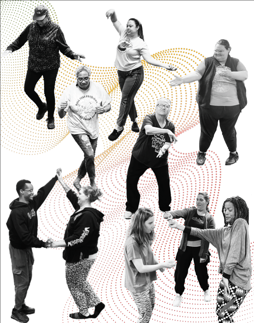 Artwork I created to showcase the Movement Class to display at the event