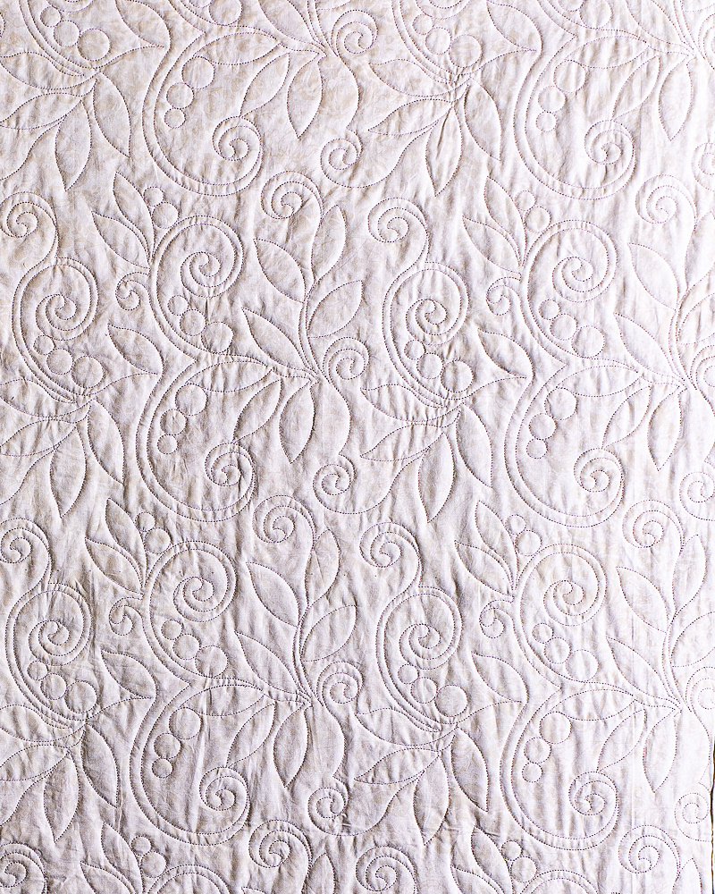 Back of quilt - Jasper Pattern