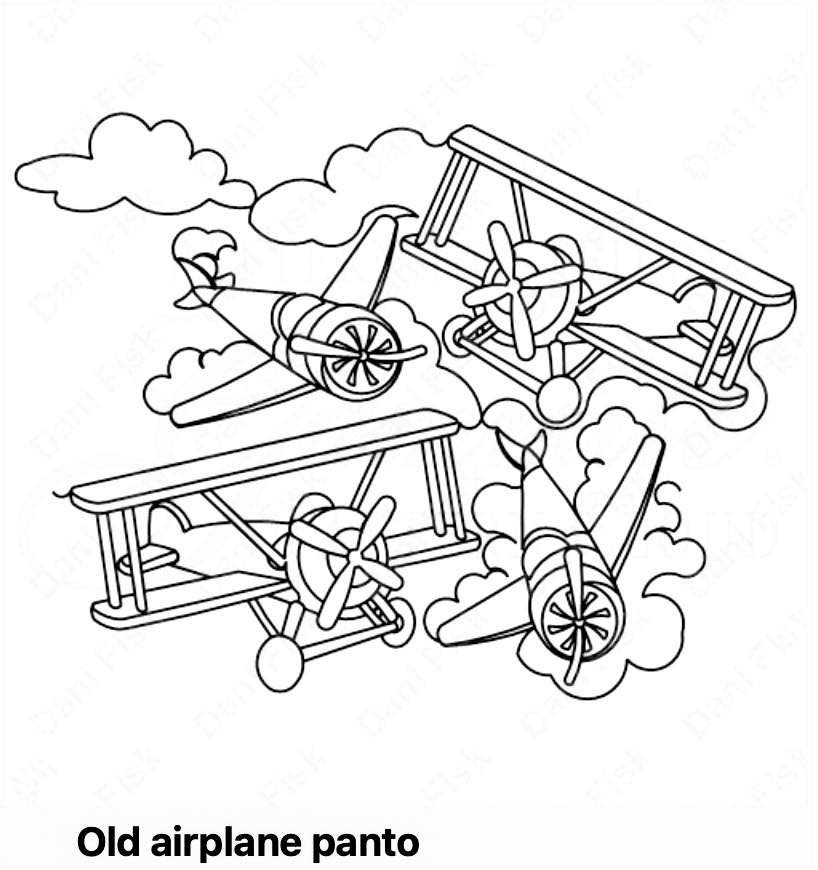 Old Airplane Panto