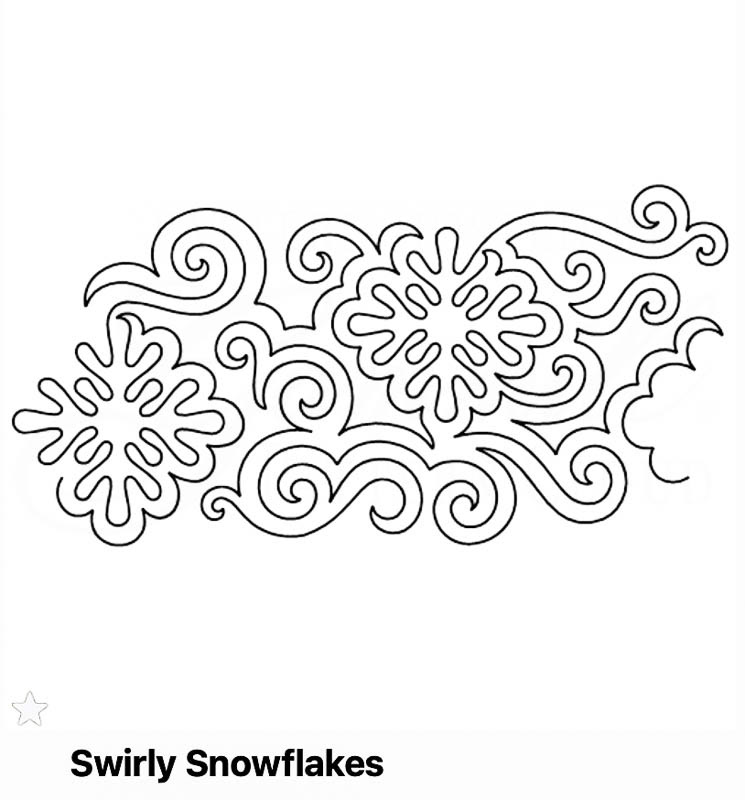 Swirly Snowflakes
