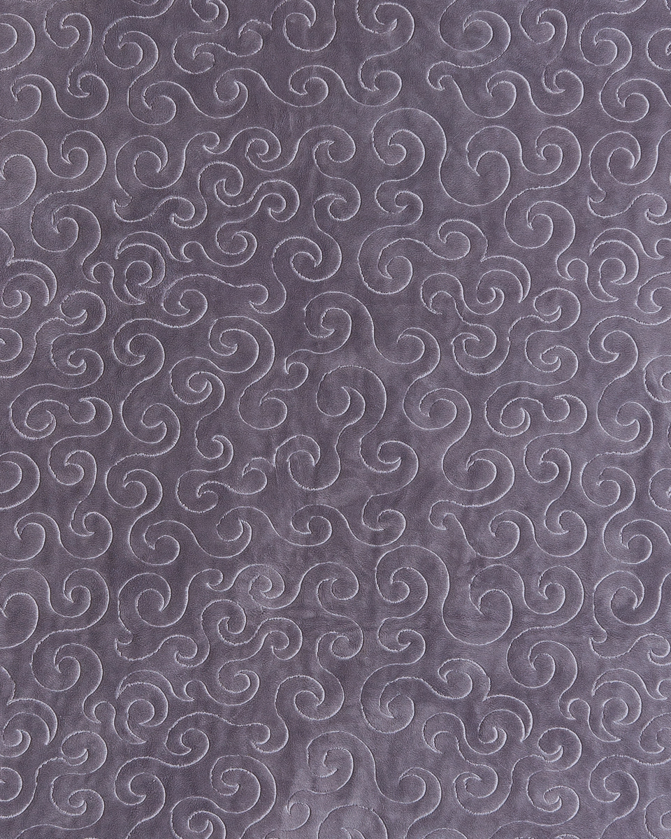 Close-up of minky back showing quilt pattern