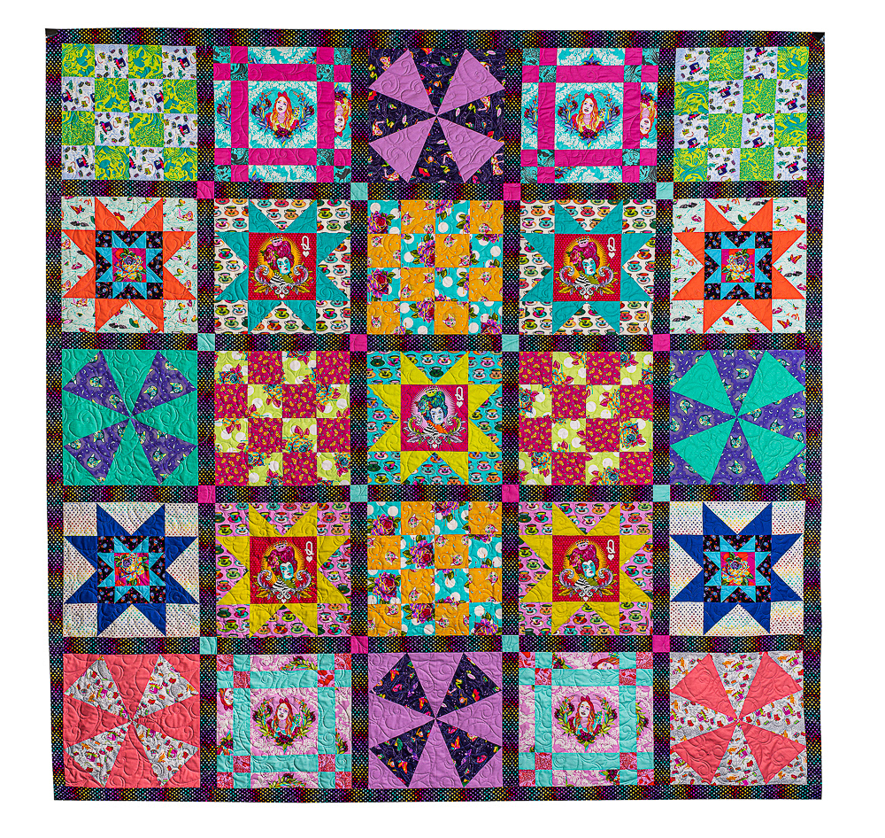 Top of quilt - HeartSong Pattern