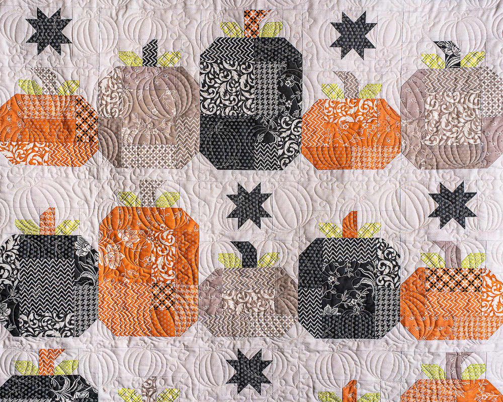Close-up of pumpkin pattern