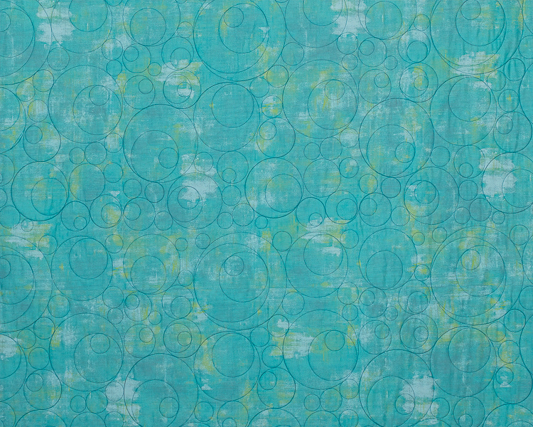 Close-up of quilt back