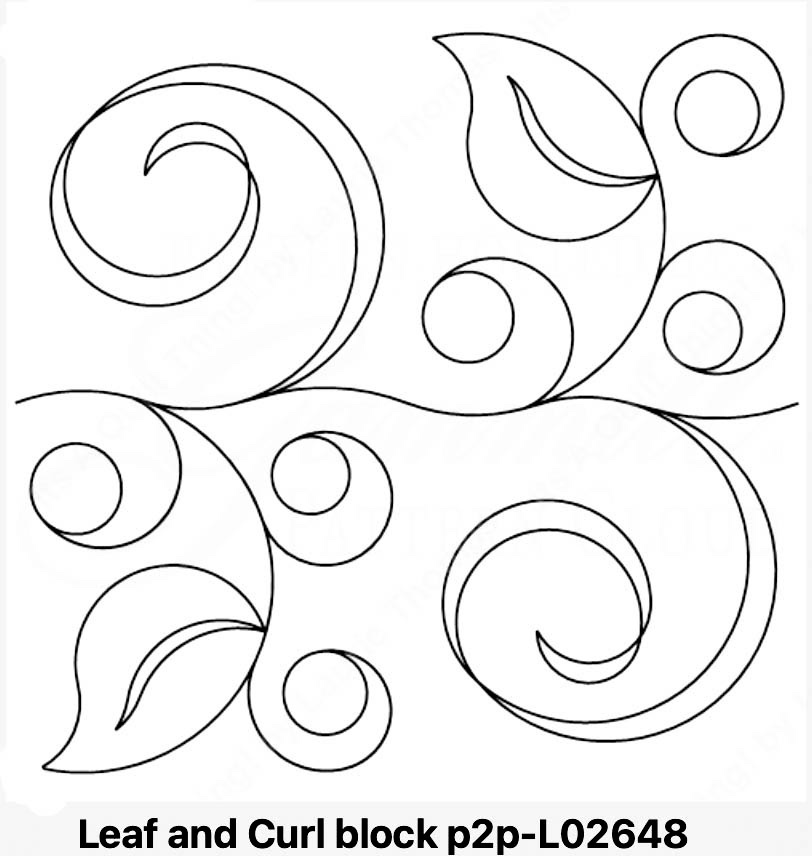 Leaf & Curl Block L02648