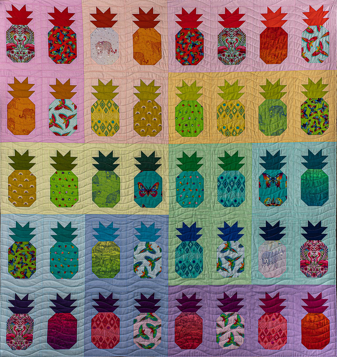 Pineapples with Good Vibrations Pattern