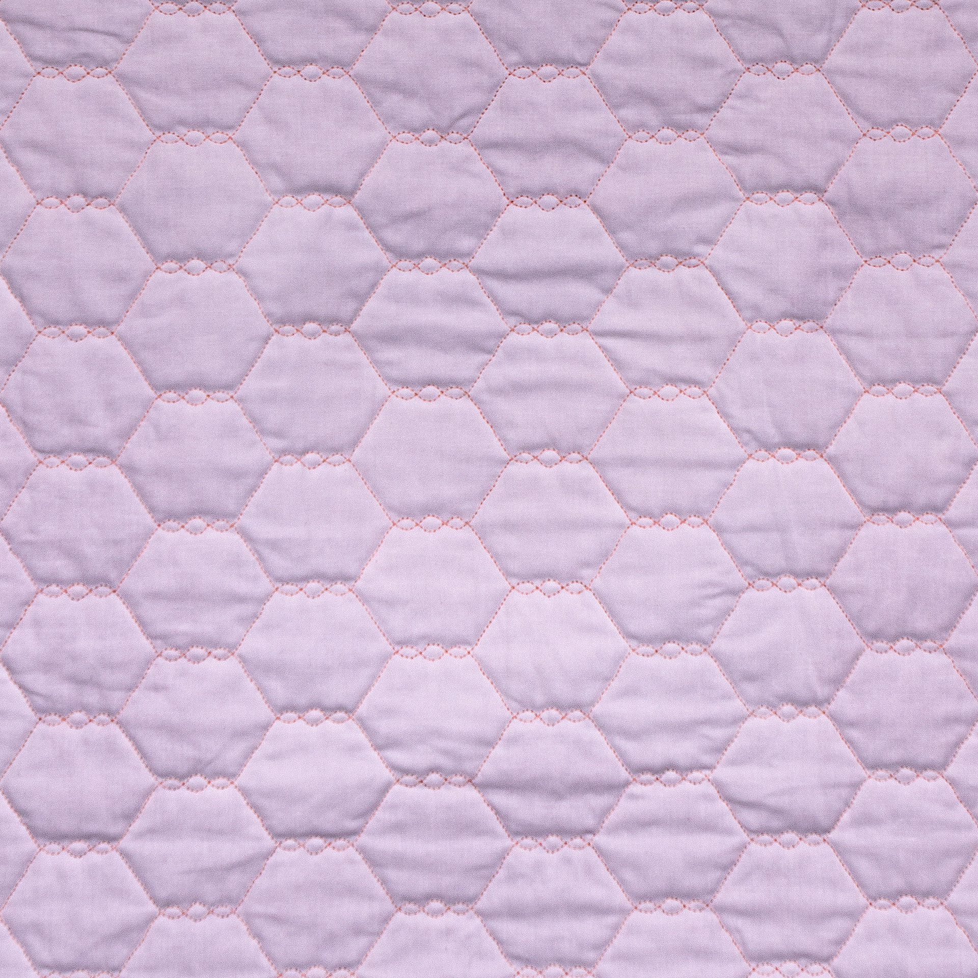Back of quilt with Julie's Chicken Wire Pattern (a complex pattern)