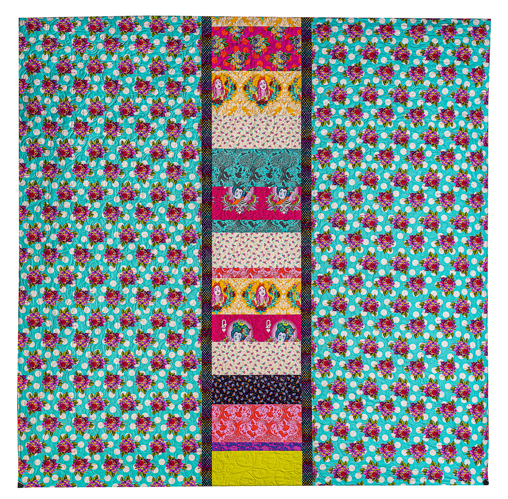 Back of quilt - HeartSong Pattern