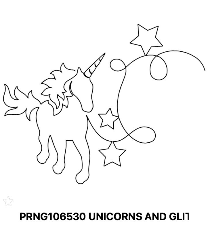 PRNG106530 UNICORNS AND GLITTER
