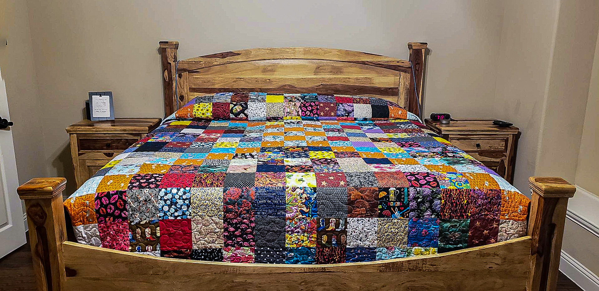 Picture from customer of bedspread on bed
